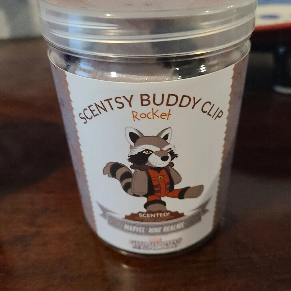 Scentsy Rocket Buddy Clip from Guardians of the Galaxy‎ Brand New! Plush